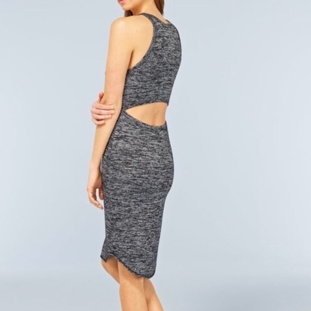Wilfred Free Yasmin Cut out dress in Heather Blk S
